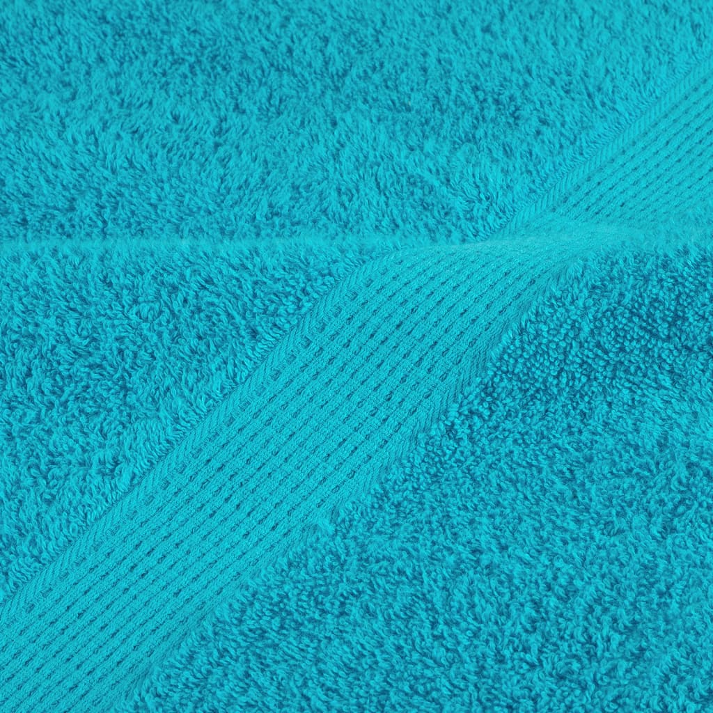 🏆 Premium Luxury Towels SOLUND 2pcs Turquoise 100x200cm 600gsm ✨ Ultra-Soft Egyptian Cotton Bath Towels
