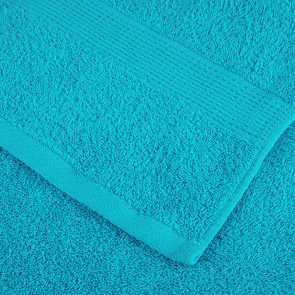 🏆 Premium Luxury Towels SOLUND 4pcs Turquoise 100x200cm 600gsm ✨ Ultra-Soft Egyptian Cotton Bath Towels