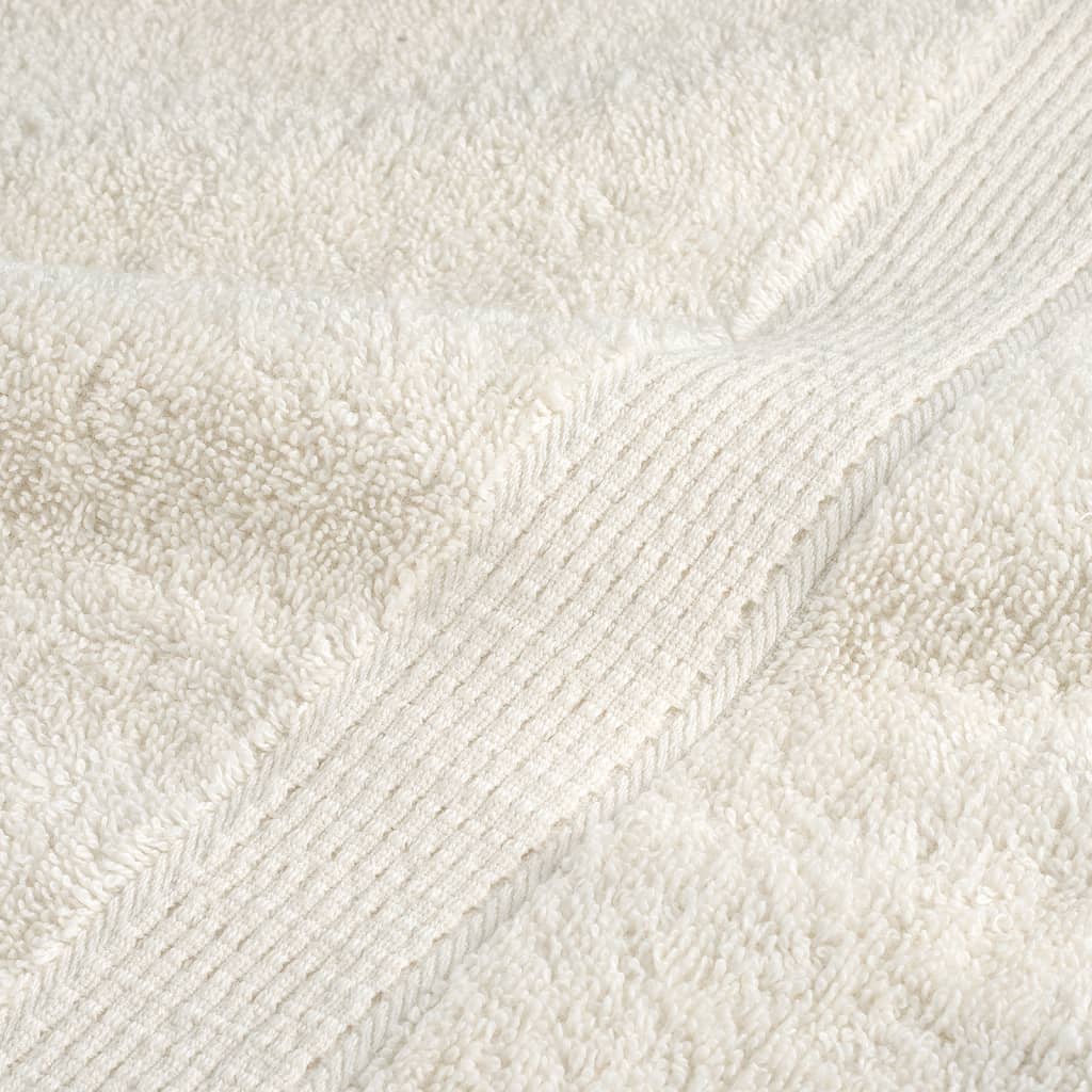 🏆 Premium Luxury Towels SOLUND 2pcs Cream 100x200cm 600gsm ✨ Ultra-Soft Egyptian Cotton Bath Towels