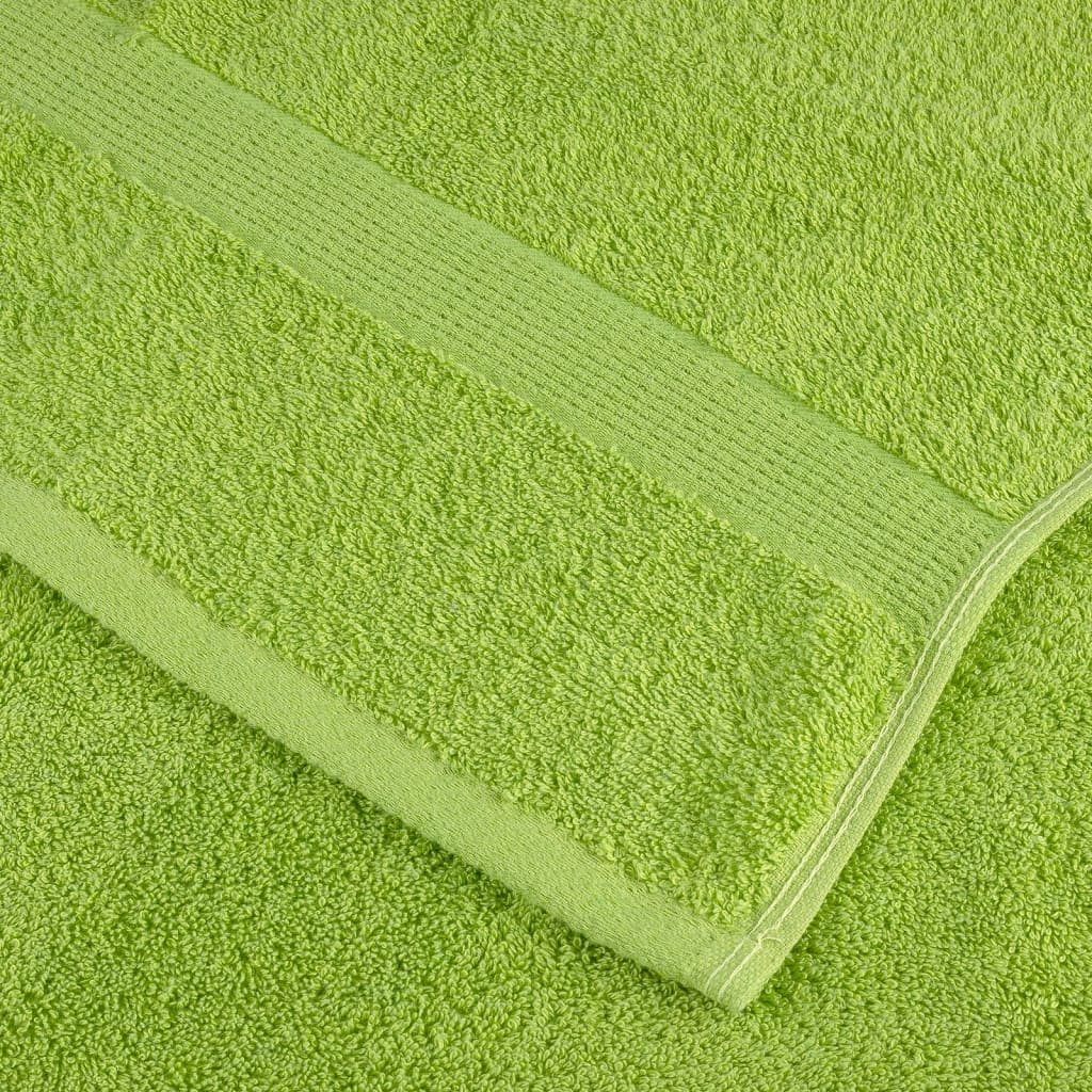 🏆 Premium Luxury Towels SOLUND 2pcs Apple Green 100x200cm 600gsm ✨ Ultra-Soft Egyptian Cotton Bath Towels