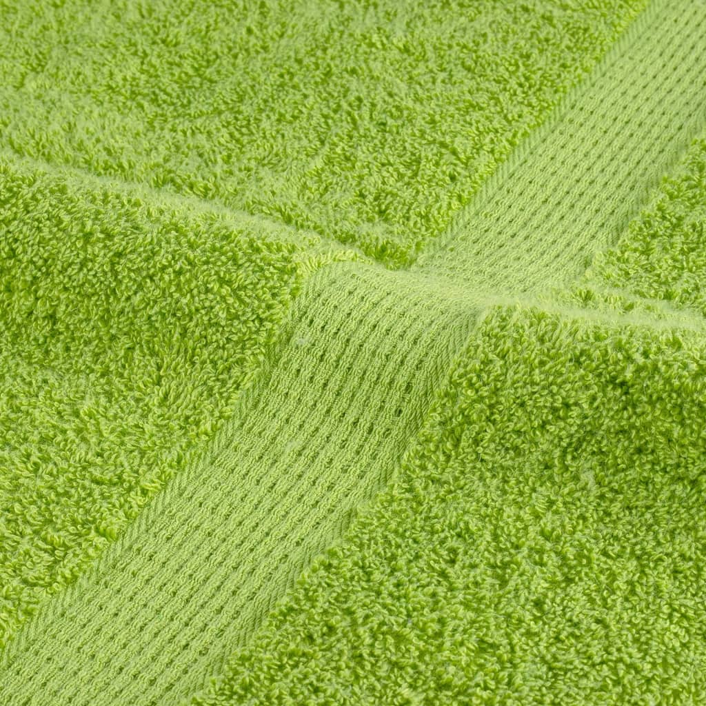 🏆 Premium Luxury Towels SOLUND 4pcs Apple Green 100x200cm 600gsm ✨ Ultra-Soft Egyptian Cotton Bath Towels