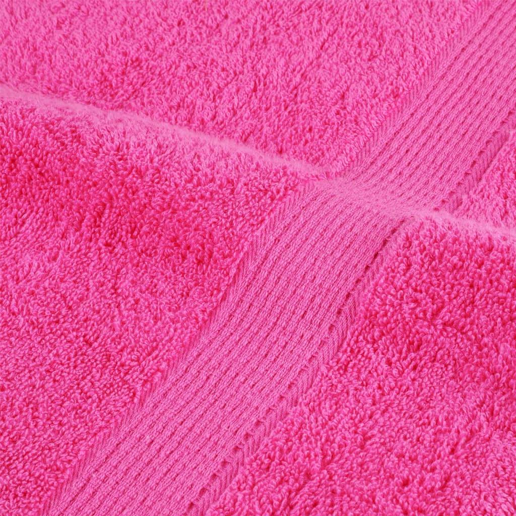 🏆 Premium Luxury Towels SOLUND 2pcs Pink 100x200cm 600gsm ✨ Ultra-Soft Egyptian Cotton Bath Towels