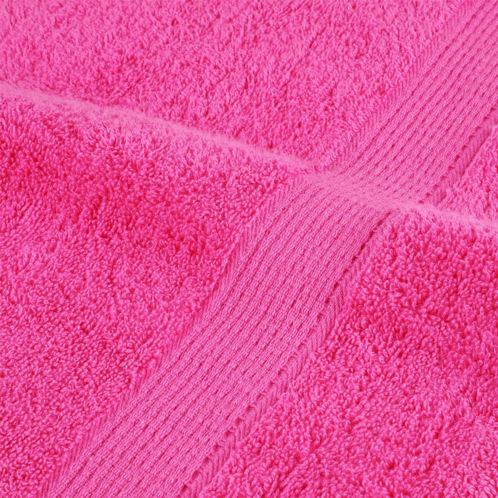 🏆 Premium Luxury Towels SOLUND 4pcs Pink 100x200cm 600gsm ✨ Ultra-Soft Egyptian Cotton Bath Towels