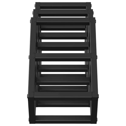 Wine Rack for 9 Bottles - 63 x 16.5 x 25 cm - Powder-coated Steel