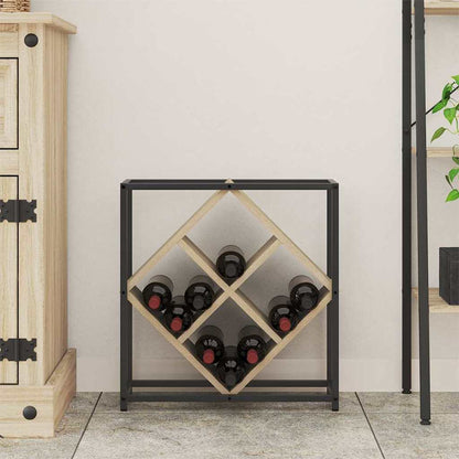 Wine Rack Sonoma Oak 51x18x52,5 cm Engineered Wood
