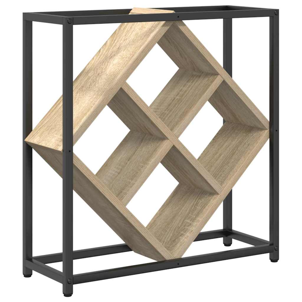 Wine Rack Sonoma Oak 51x18x52,5 cm Engineered Wood