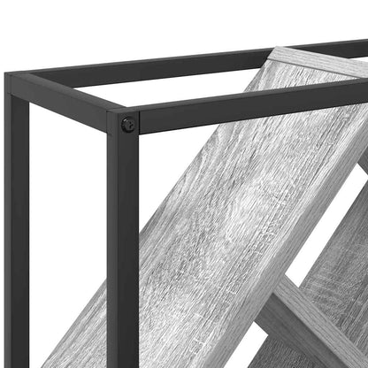 Wine Rack Grey Sonoma 51x18x52,5 cm Engineered Wood