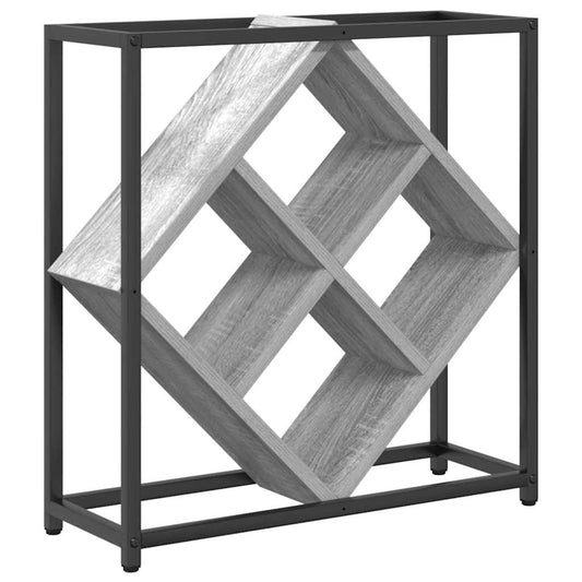Wine Rack Grey Sonoma 51x18x52,5 cm Engineered Wood