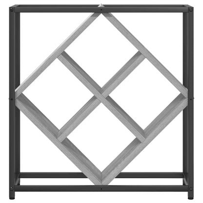Wine Rack Grey Sonoma 51x18x52,5 cm Engineered Wood