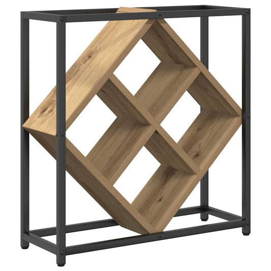 Wine Rack Artisan Oak 51x18x52,5 cm Engineered Wood