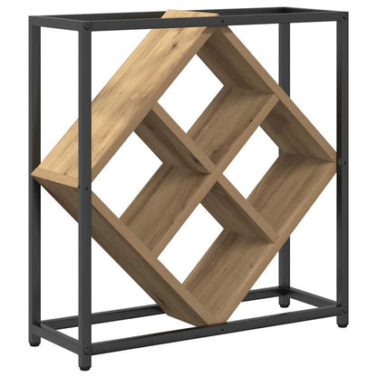 Wine Rack Artisan Oak 51x18x52,5 cm Engineered Wood