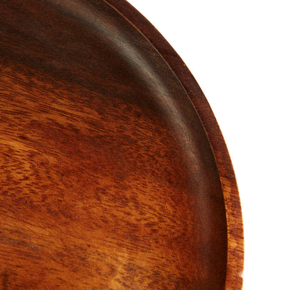 Macro detail showing the natural variation in the wood grain