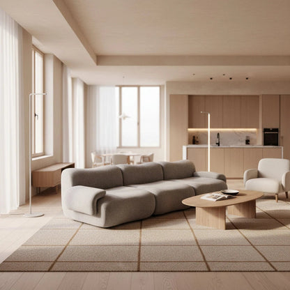 Aura Modular Lounge Sofa - Cloud Comfort Sculptural Design