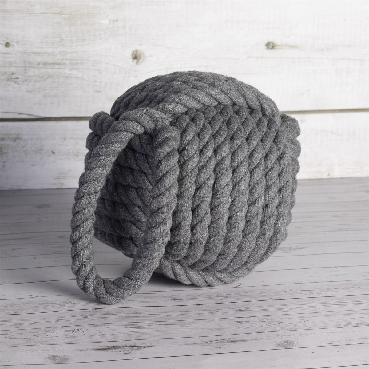 Maison & White Grey Rope Knot Door Stop