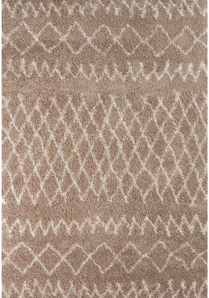 Moroccan Beige Shaggy Rug | 920