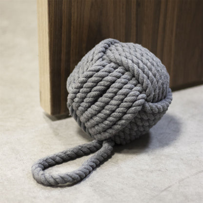 Maison & White Grey Rope Knot Door Stop