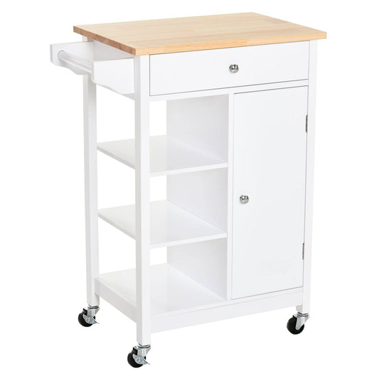 🍽️ Premium Kitchen Trolley - Mobile Storage & Serving Cart 🛒