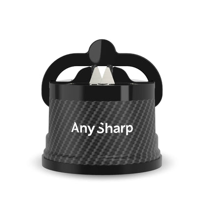 Black and grey sharpener with 'AnySharp' branding on a white background