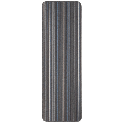 Stockholm Lead/Light Blue Washable Mat