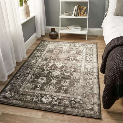 Anatolia Dark Grey Vintage Rug