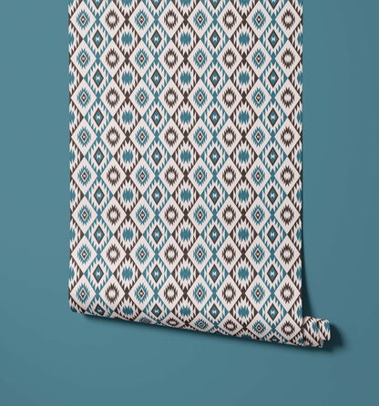 Bobbi Beck Azola Kilim Diamond Wallpaper