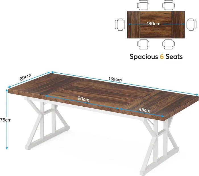 160 cm Executive Office Desk - Minimalist Laptop Study & Writing Table