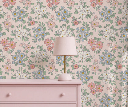 Bobbi Beck Bonnie Ditsy Floral Wallpaper