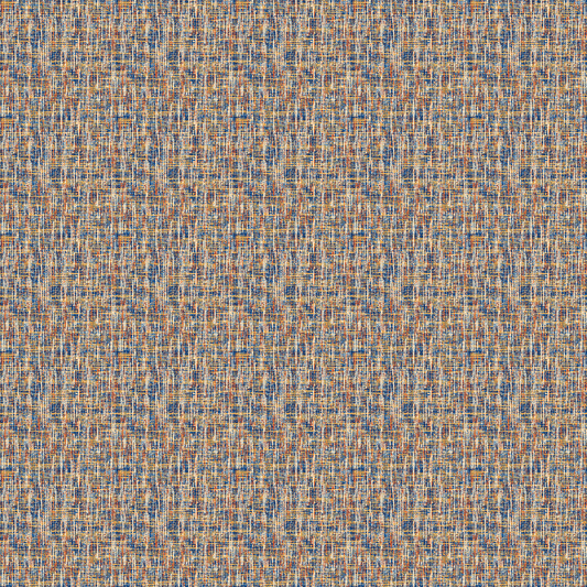 Textured fabric pattern with blue and brown tones