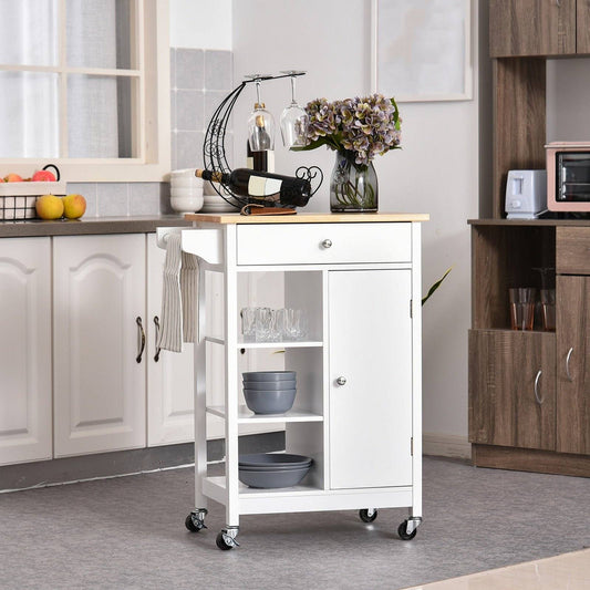 🍽️ Premium Kitchen Trolley - Mobile Storage & Serving Cart 🛒