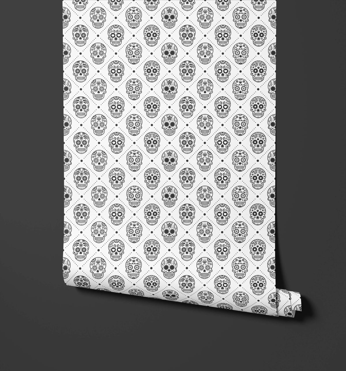 Bobbi Beck Calavera Sugar Skull Wallpaper