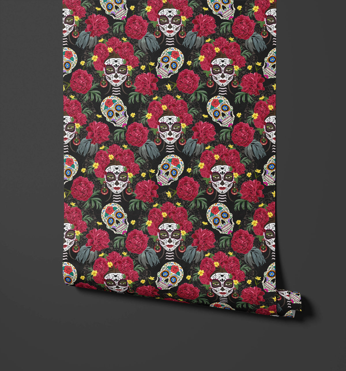 Bobbi Beck Catrina Day of the Dead Wallpaper