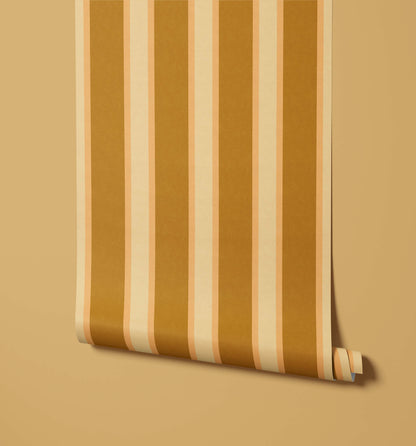 Bobbi Beck Cefalu Retro Stripe Wallpaper