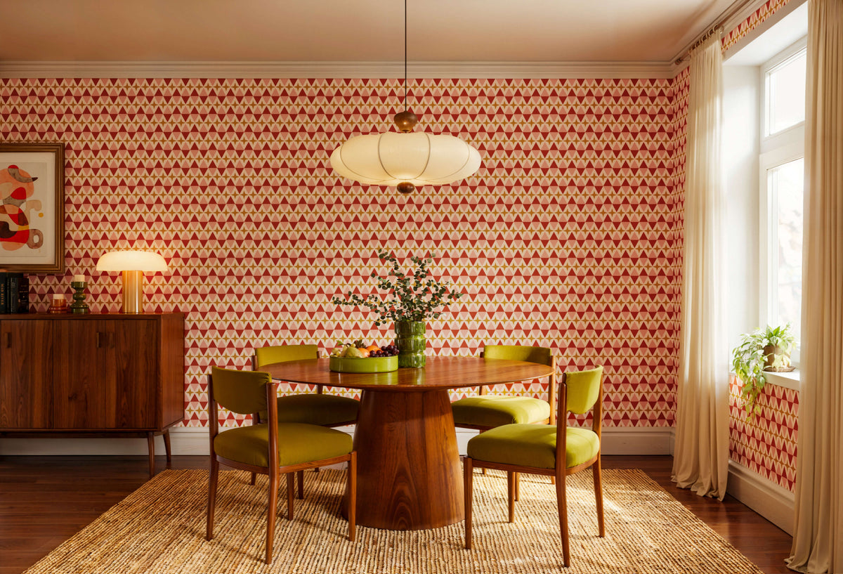 Bobbi Beck Celeste Mid Century Star Wallpaper