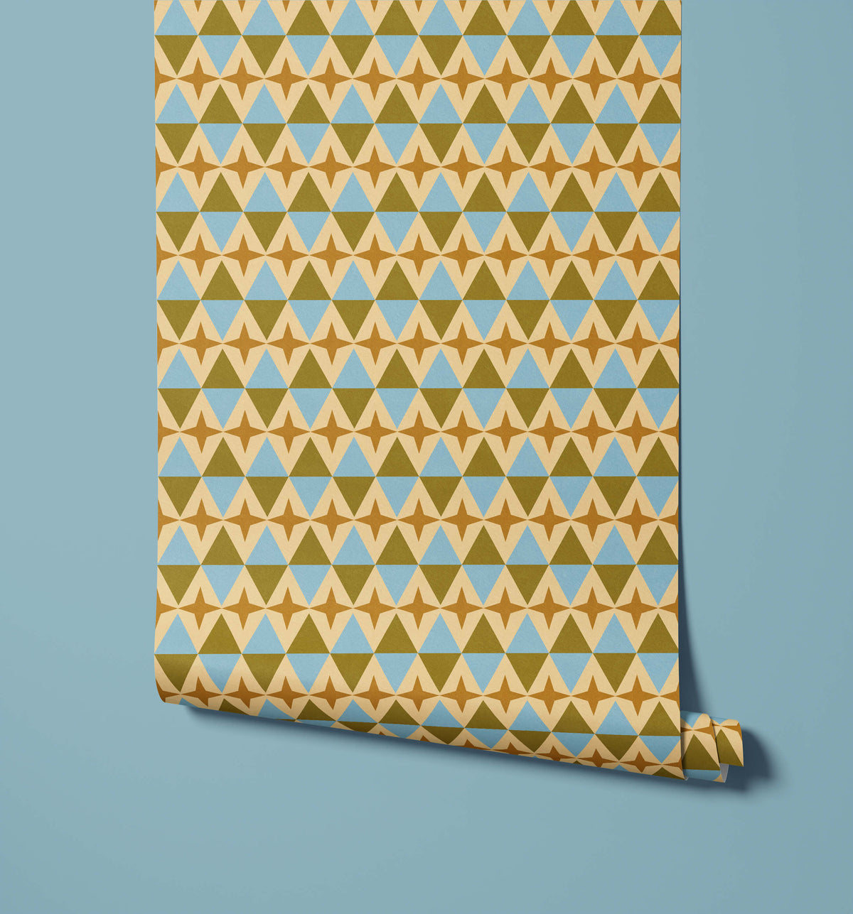 Bobbi Beck Celeste Mid Century Star Wallpaper