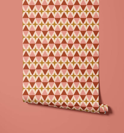Bobbi Beck Celeste Mid Century Star Wallpaper