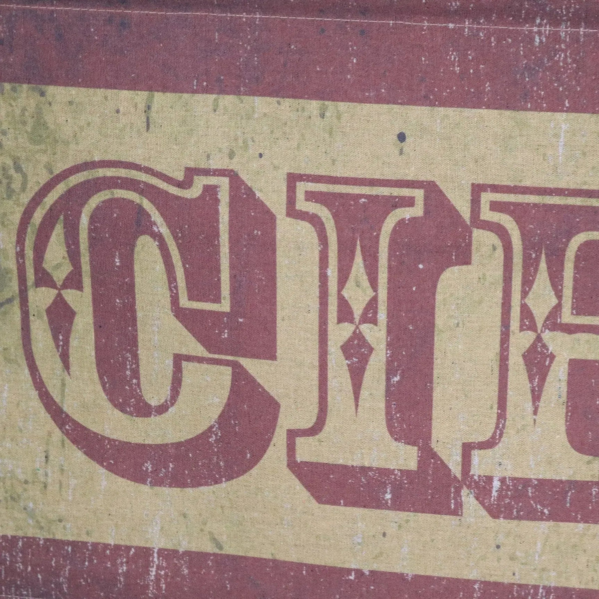 Circus Sign Canvas Wall Hanging Scroll 106 cm