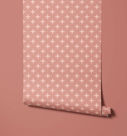 Bobbi Beck Coraje Mid Century Starburst Wallpaper