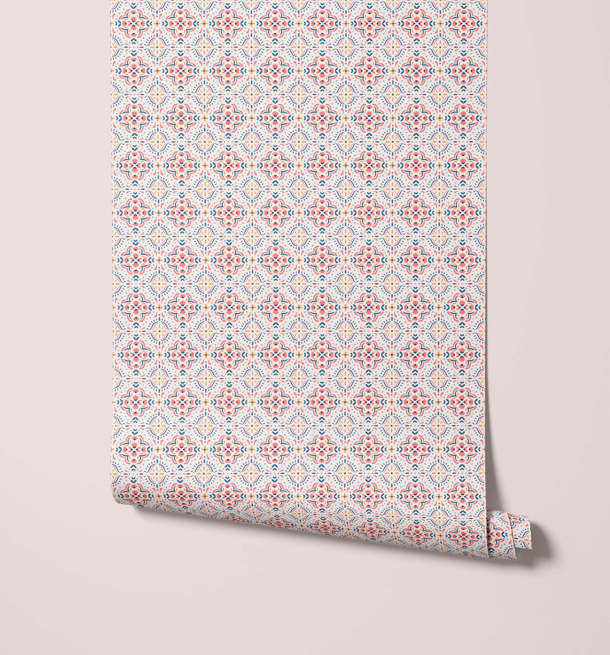 Bobbi Beck Cusco Talavera Tile Wallpaper