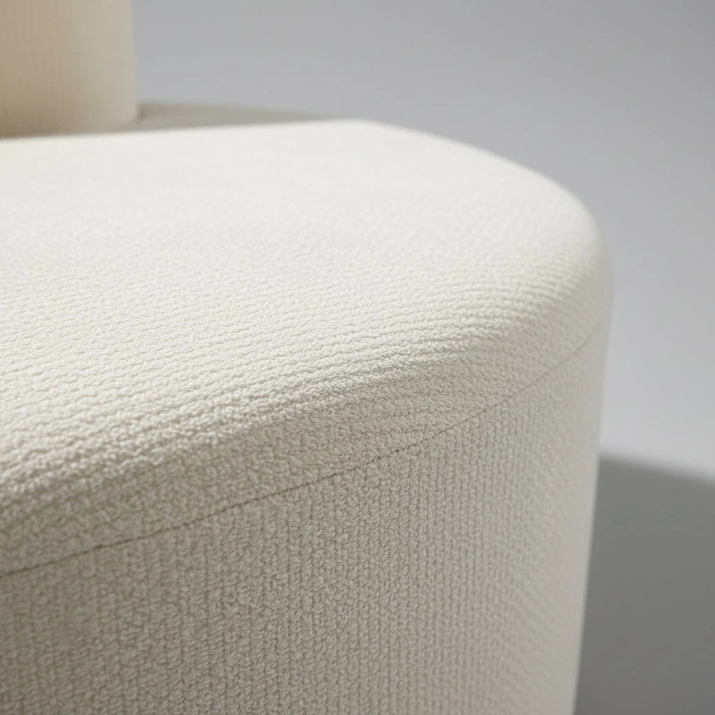 Cirrus Curve Modular Sofa - Sculptural Bouclé Boneless Design