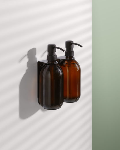 Black Double Bottle Holder