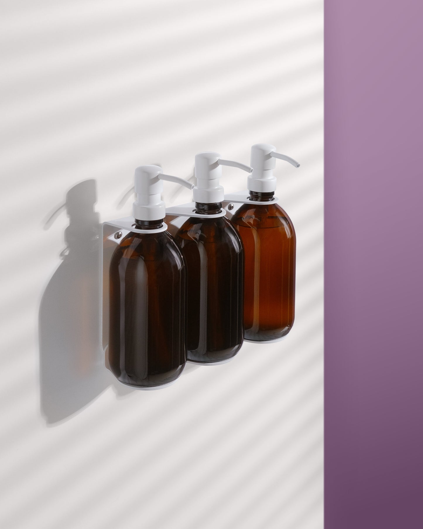 White Triple Bottle Holder