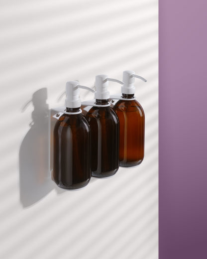 White Triple Bottle Holder