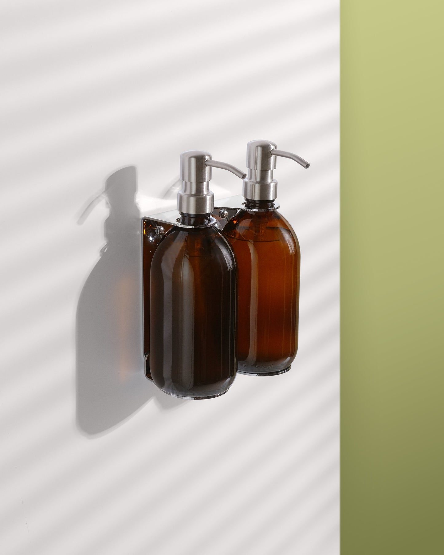 Chrome Double Bottle Holder