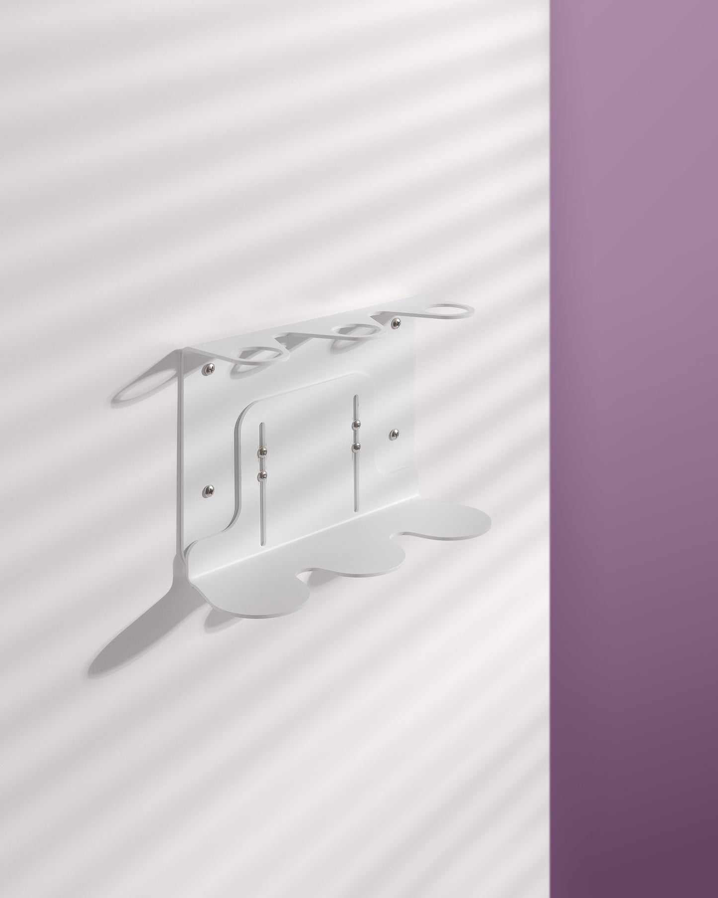 White Triple Bottle Holder