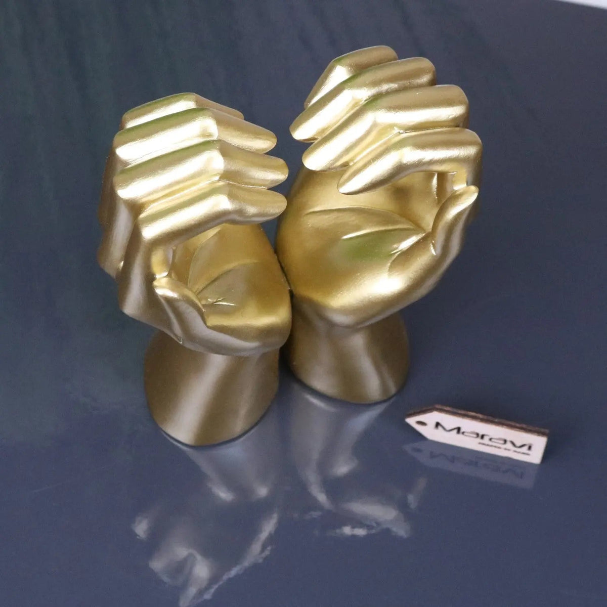 Darela Gold Heart Hands Ornament