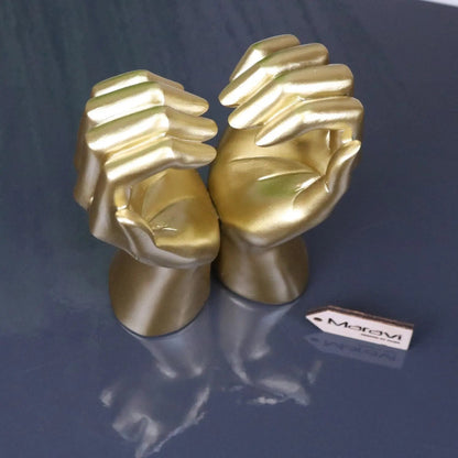 Darela Gold Heart Hands Ornament