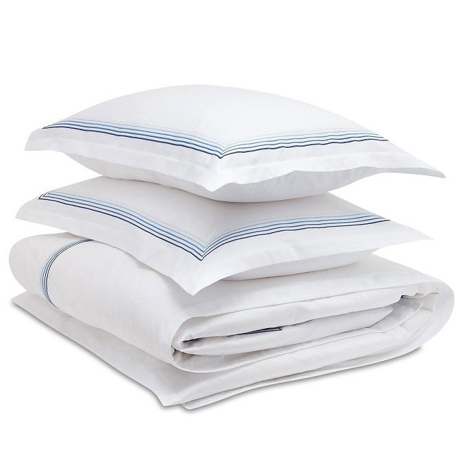 Dormitory Empress Blue Ombré Sateen Duvet Cover & Pillowcases