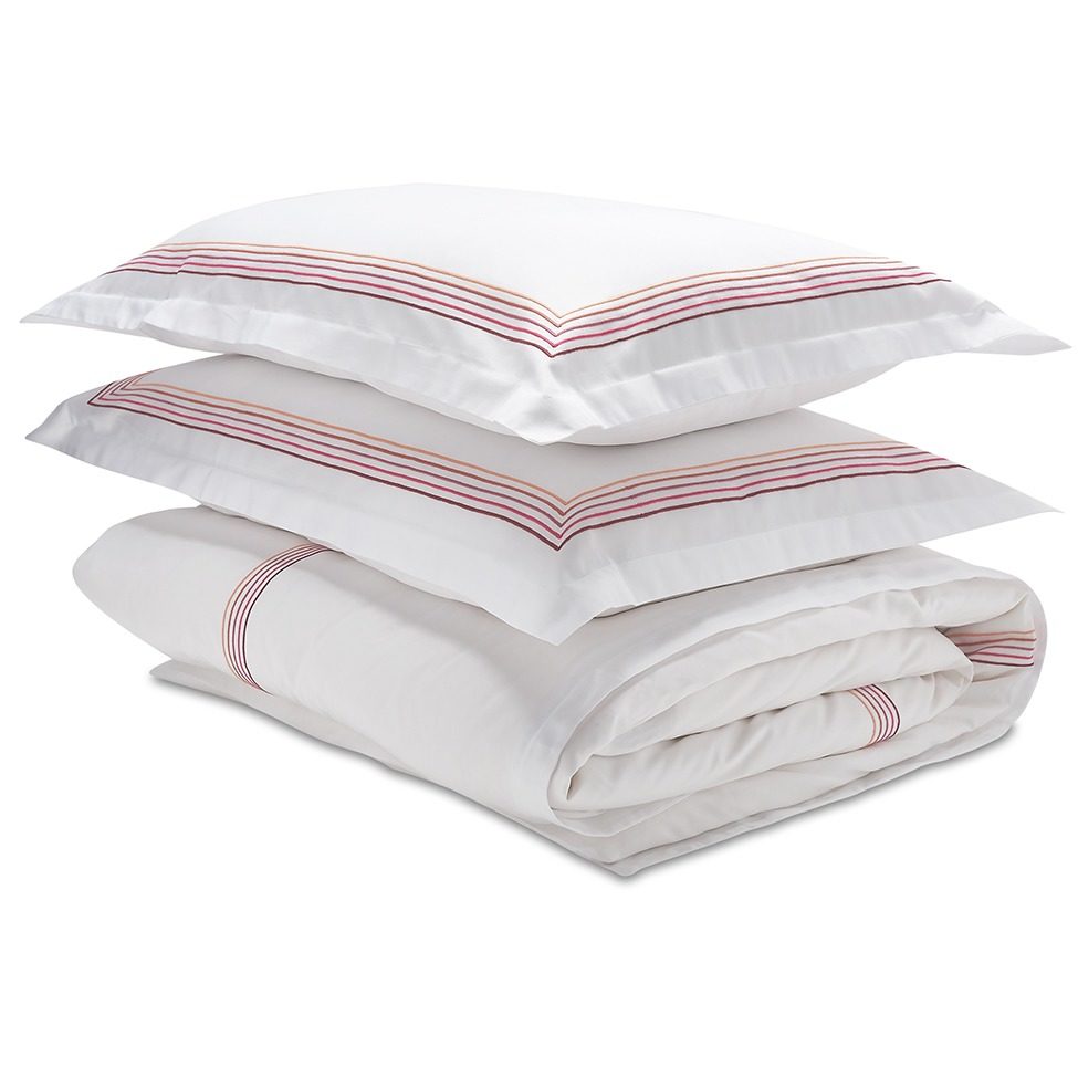 Dormitory Empress Pink Ombré Sateen Duvet Cover & Pillowcases