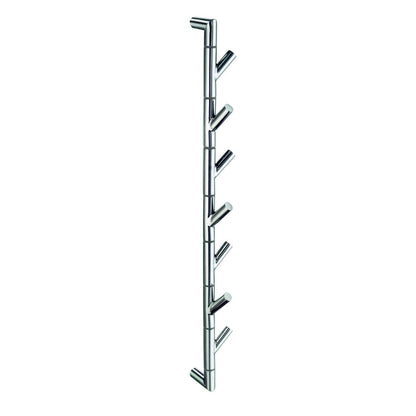 Smedbo Outline Lite FK630 Wall-Mounted Hook Rail — 7 Swivel Hooks