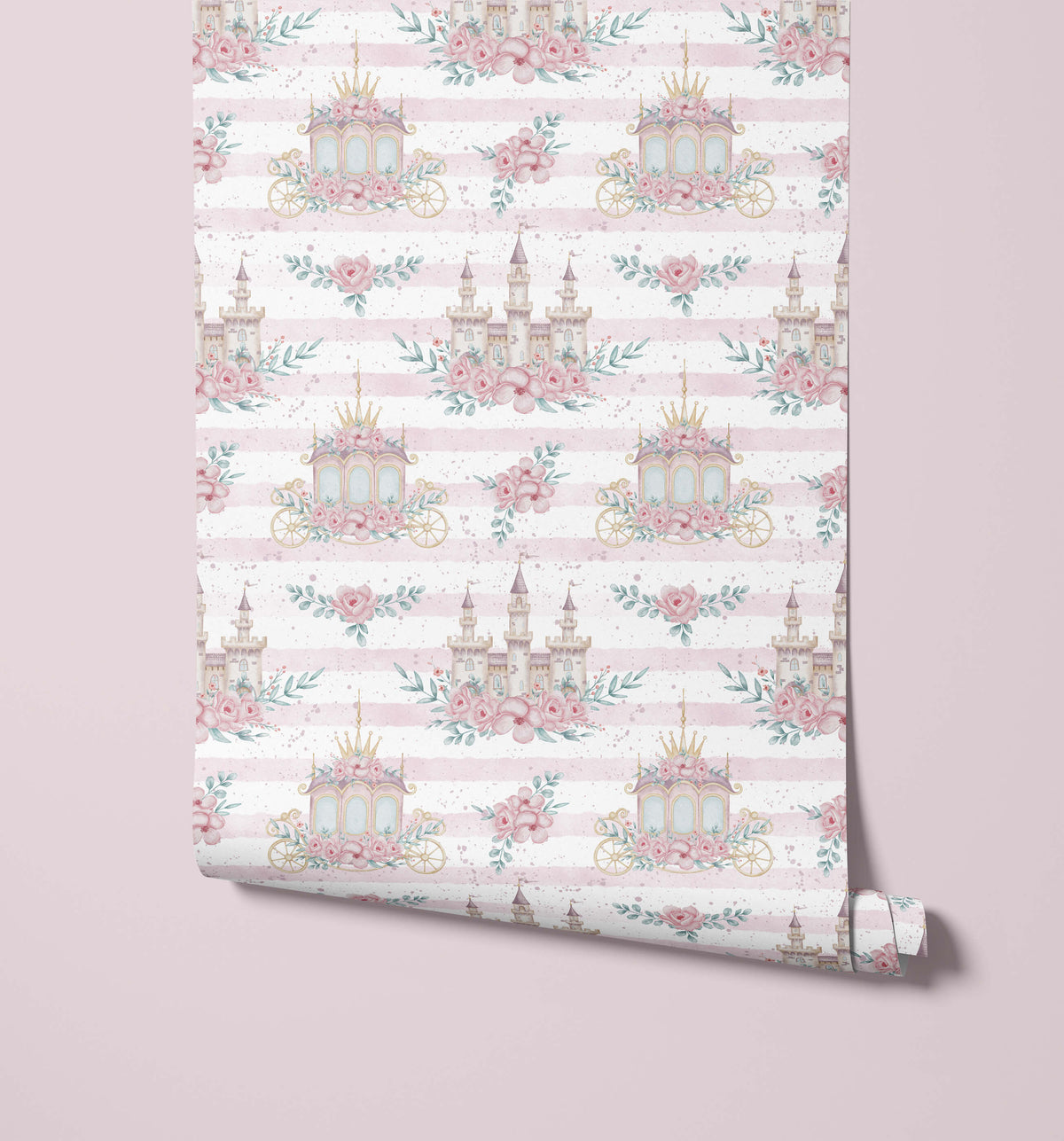 Bobbi Beck Fantasia Princess Castle Wallpaper